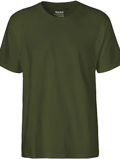 Neutral O 60001 Pánské tričko z těžké bio bavlny 77.6001 military