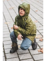 Dětské sněhule s rázovou podšívkou zateplené Khaki Big Star MM374123 Dětské sněhule s rázovou podšívkou zateplené Khaki Big Star MM374123