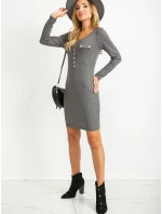 Šaty RV SK 5079.13P tmavě šedé