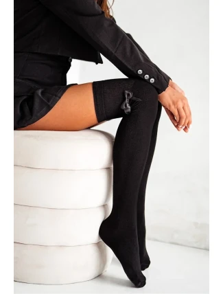 Bavlněné ponožky s mašlí 0774