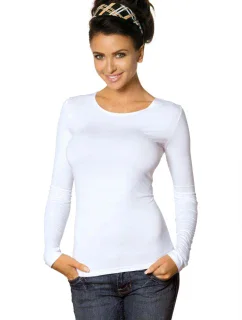 Dámské tričko Manati long white - BABELL