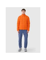 Pánská trekingová péřová bunda 4F 4FWSS25TDJAM527-70S s výplní Primaloft Silver