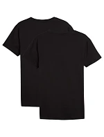 Pánské tričko Puma Everyday Crew Neck Tee, 2 ks, černé, 947245 01 Pánské tričko Puma Everyday Crew Neck Tee, 2 ks, černé, 947245 01