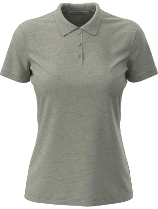 Stedman Lux Polo Women Dámské piqué polo "Lux" 05.9160 grey heather