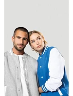 Kariban K 497 Unisex college bunda "Teddy" 20.K497 wine/oxford grey Kariban K 497 Unisex college bunda "Teddy" 20.K497 wine/oxford grey