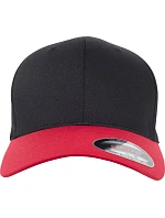 Flexfit 6277T/6277TT 6 Panelová kšiltovka Flexfit Wooly Combed 55.277T black/red Flexfit 6277T/6277TT 6 Panelová kšiltovka Flexfit Wooly Combed 55.277T black/red