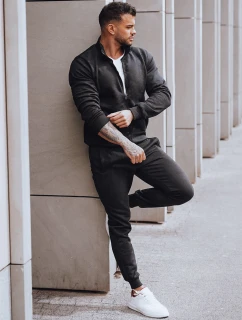 FashionStreet černá pánská tepláková souprava AX0733