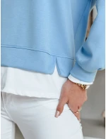 Dámská oversize mikina LUZZIO modrá FashionStreet BY1382