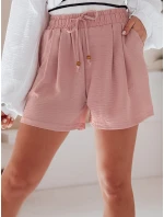 Dámské látkové šortky SUMMER TRIP růžové FashionStreet SY0437