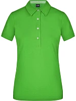 Daiber JN 969 Dámské piqué polo "Plain" 02.0969 lime green/lime green/white