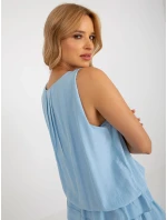 TW SK BI 8139 šaty.44 světle modrá TW SK BI 8139 šaty.44 světle modrá