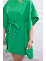 Šaty batwings Oversize světle zelené