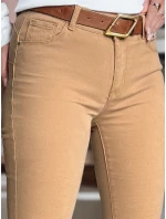 Dámské džínové kalhoty LODGE brown FashionStreet UY1905 Dámské džínové kalhoty LODGE brown FashionStreet UY1905