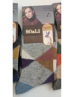 Ponožky WiK SO&LI 3002 vzor 57 Angora 35–42