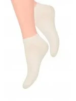 Hladké dámské ponožky Steven art.052