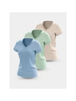 Dámské tričko (SET 3 triček) 4F 4FWSS25TTSHF3098-90S
