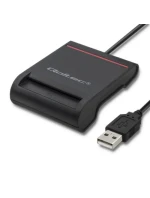 ČTEČKA ČIPOVÝCH KARET QOLTEC ID USB 2.0 | PLUG&PLAY