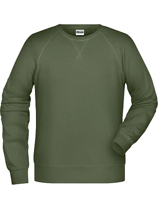 Daiber 8022 Pánská raglánová mikina 02.8022 olive Daiber 8022 Pánská raglánová mikina 02.8022 olive