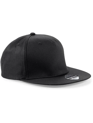 Beechfield B 610 5 panelová Snapback kšiltovka 53.0610 black Beechfield B 610 5 panelová Snapback kšiltovka 53.0610 black