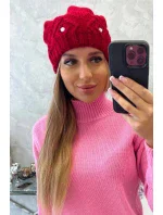 Dámská čepice Ramona K383 červená Dámská čepice Ramona K383 červená