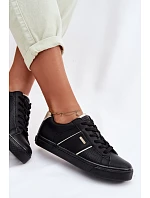 Dámské perforované tenisky Big Star TT274290 Černé