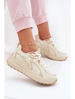 Dámské sportovní tenisky Big Star TT274326 HI-POLY SYSTEM Béžové