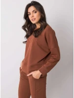 Mikina RV BL 6080.19 tmavě hnědá