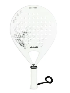 VIRTUFIT RAKETA PADEL CONTROL - BÍLÁ A ČERNÁ