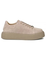 Dámské kožené polobotky béžové Filippo DP7502/26