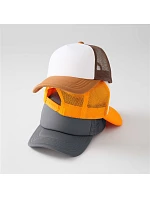 Beechfield B 645 5 panelová kšiltovka Vintage Trucker 53.0645 orange/white