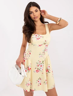 Šaty MI SK A3074.96 světle žluté