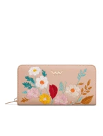 Dámská peněženka Vuch Nightie Nicci Flowers Beige