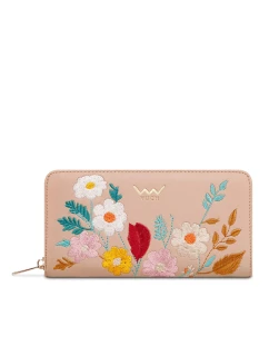 Dámská peněženka Vuch Nightie Nicci Flowers Beige