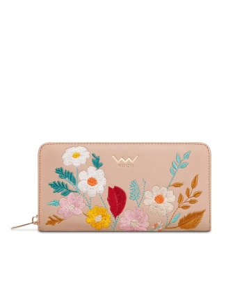Dámská peněženka Vuch Nightie Nicci Flowers Beige