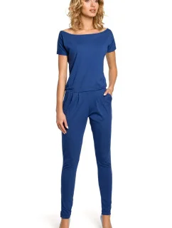 Dámský overal M065 Modrá jeans - MOE