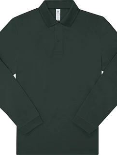 B&C My Polo 180 LSL Piqué polo s dlouhým rukávem 01.U425 dark forest