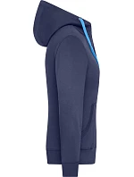 Daiber JN 962 Dámská mikina s kapucí "Lifestyle" 02.0962 navy/cobalt Daiber JN 962 Dámská mikina s kapucí "Lifestyle" 02.0962 navy/cobalt