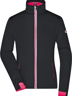 Daiber JN 1125 Dámská 3-vrstvá sportovní softshellbunda 02.1125 black/light red