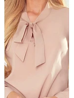 Béžová dámská halenka 140-16 - Numoco Béžová dámská halenka 140-16 - Numoco