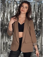 Dámská bunda LEKONIK cappuccino jedné velikosti FashionStreet PY0116