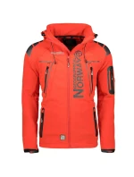 Geographical Norway pánská sportovní bunda Techno MEN 056 BS3 s nastavitelnou kapucí nepromokavá červená (WU1060H/GN) pánské