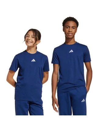 Dětské tričko adidas Essentials Tee 160 námořnická modrá JY0613