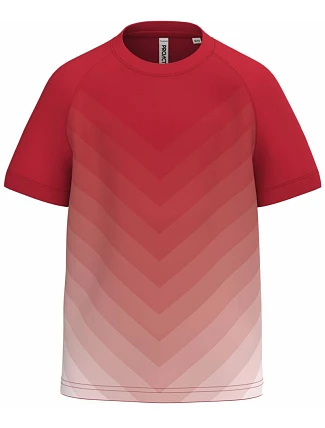 Kariban ProAct PA 4048 Dětské sportovní tričko s barevným gradientem 20.4048 sporty red Kariban ProAct PA 4048 Dětské sportovní tričko s barevným gradientem 20.4048 sporty red