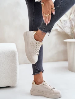 Zateplené Dámské Tenisky Big Star Béžové