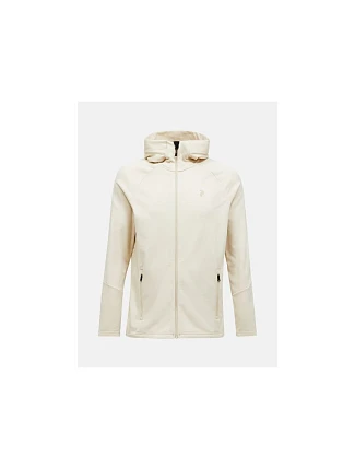 Mikina PEAK PERFORMANCE M Rider Essentials Zip Hood, písková Mikina PEAK PERFORMANCE M Rider Essentials Zip Hood, písková
