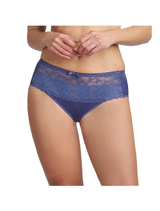 Dámské krajkové kalhotky PLAYTEX FLOWER ELEGANCE RCS MIDI BRIEF - PLAYTEX - světle modrá
