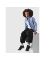 4F Junior dívčí fleece s pravidelným límcem 4FJWSS24TFLEF166-32S