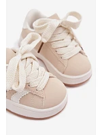 Dětské Sportovní Sneakers na suchý zip z umělé kůže Béžové Zoya Dětské Sportovní Sneakers na suchý zip z umělé kůže Béžové Zoya
