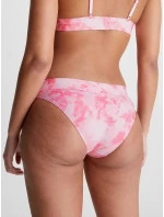 Dámské plavkové kalhotky KW0KW02124 0JV růžová - Calvin Klein Dámské plavkové kalhotky KW0KW02124 0JV růžová - Calvin Klein