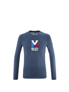 Spodní prádlo MILLET M Trilogy Wool Ts Ls navy blue